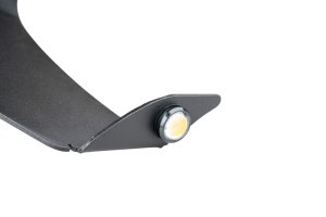 Jeep Wrangler Fender Flare Kits - Front - Rugged Ridge - Chop Bracket Kit with Bullet-Style Lights - Matte Black - `18-`22